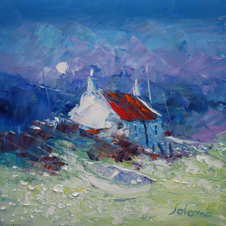 jolomo -- "Moonrise on the croft Harris"