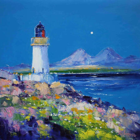 jolomo -- "Moonrise Paps of Jura and Loch Indaal Light Islay"